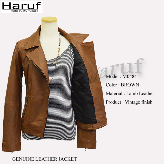 レザーダブルライダース レディース m0484br5