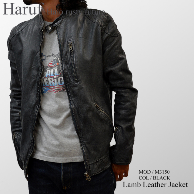 革ジャン シングル m3150mod-bk-1