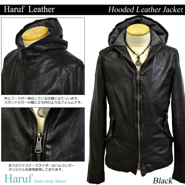 革ジャン フード m3466bk1