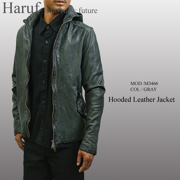 革ジャン フード m3466grymod