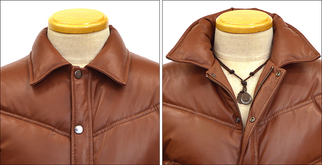 本革 ダウンジャケット メンズ mm07lcam2