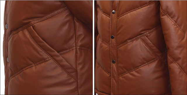 本革 ダウンジャケット メンズ mm07lcam3