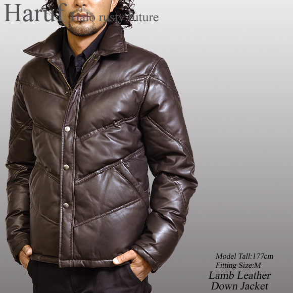 本革 ダウンジャケット mm07ldbrmod1