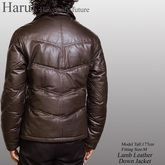 本革 ダウンジャケット mm07ldbrmod2