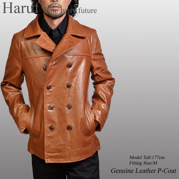 FUGAレザーPコート 860bksozai.jpg