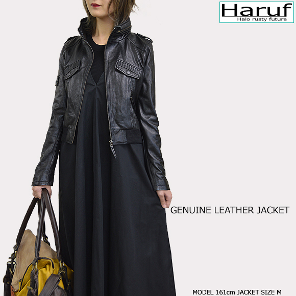 本革 ライダースジャケット レディース pd069bkmod1n