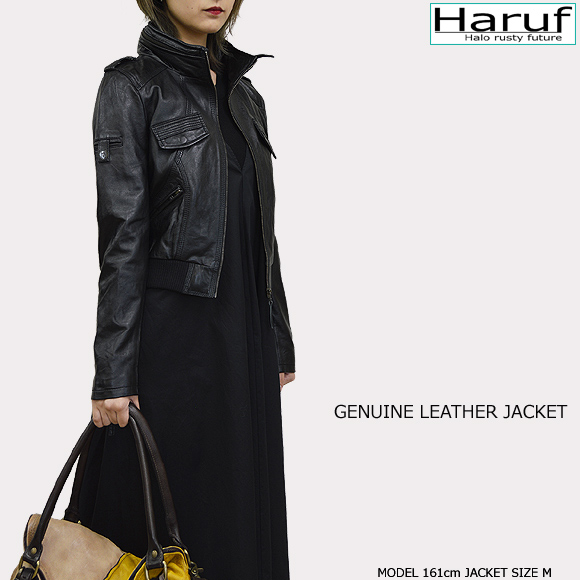 【美品】黒 レザージャケット羊革 ショート丈 楽天市場】本革/羊革/レザージャケット 革ジャン ダブル