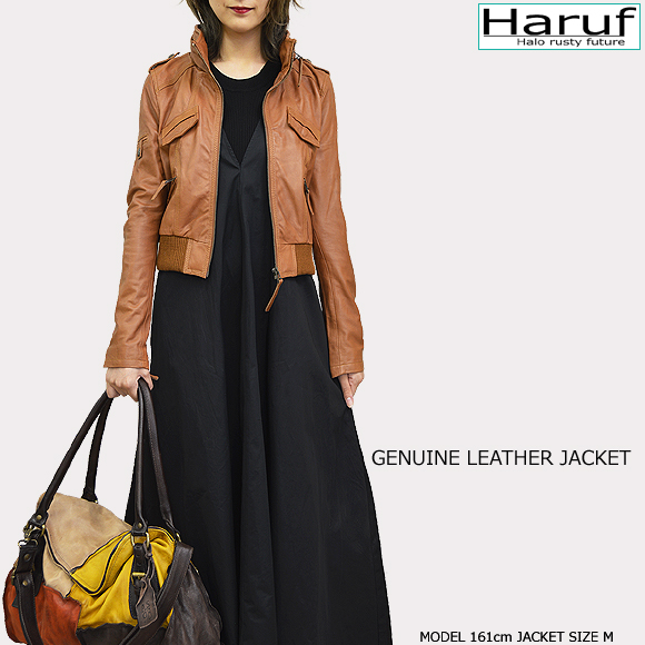 本革 ライダースジャケット レディース pd069cammod1