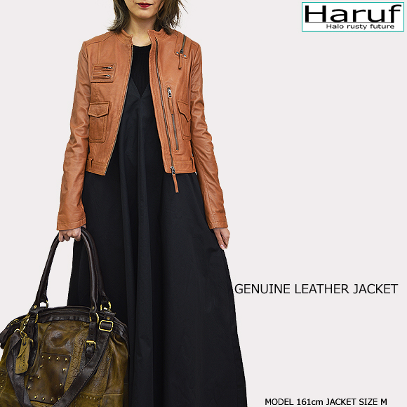 本革 ライダースジャケット レディース pd075cammod1