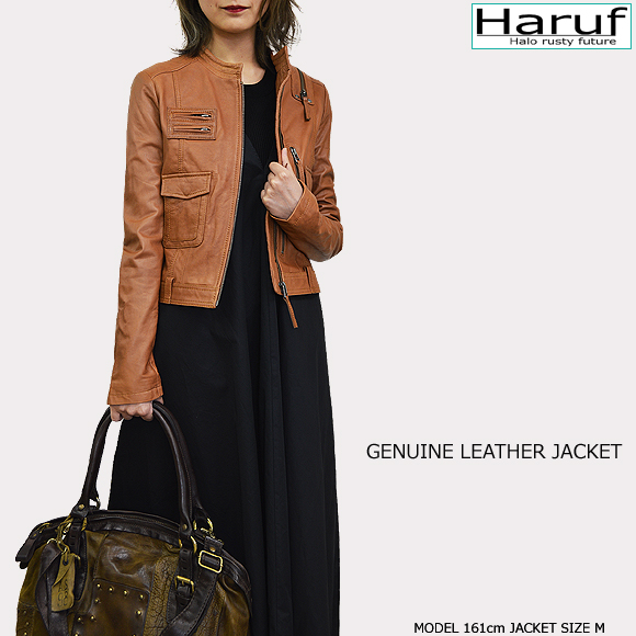 本革 ライダースジャケット レディース pd075cammod3