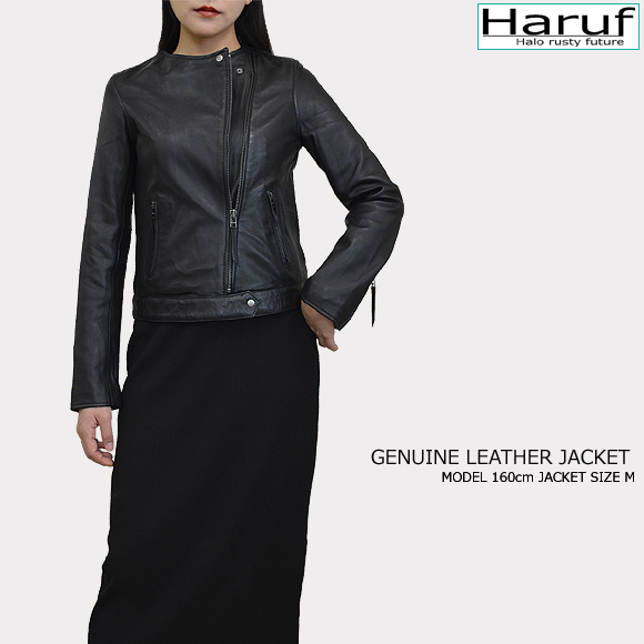 レザージャケット レディース r161bkmod3