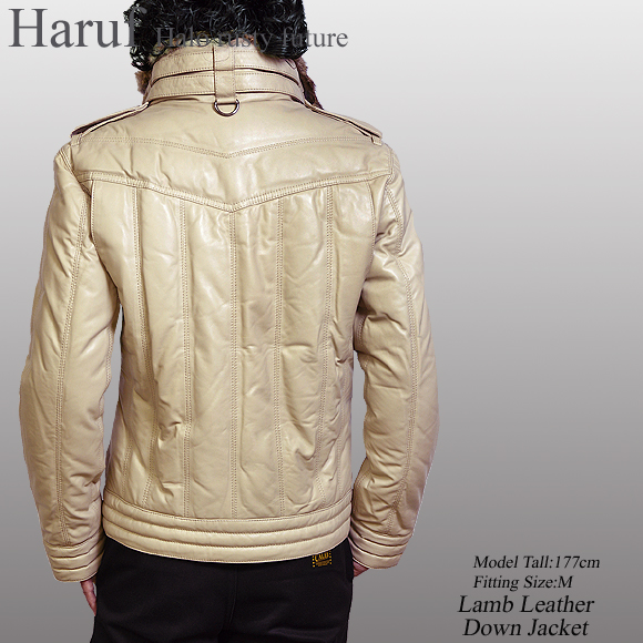 本革 ダウンジャケット メンズ r5lbemod2
