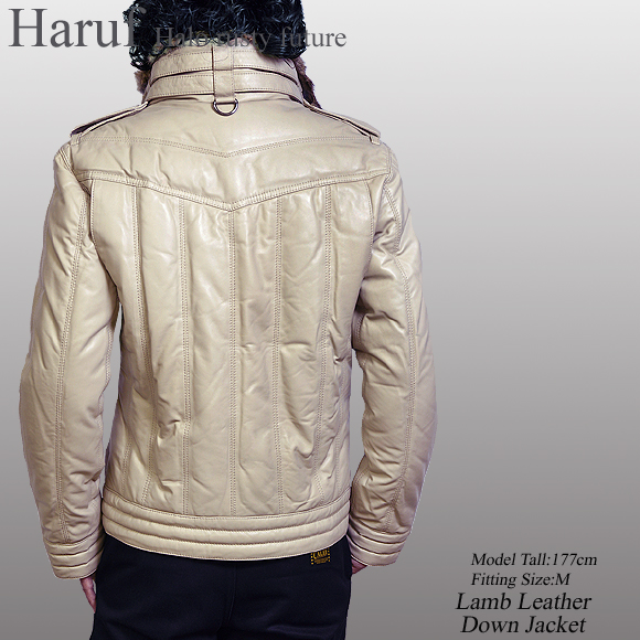 本革 ダウンジャケット メンズ r5livomod2