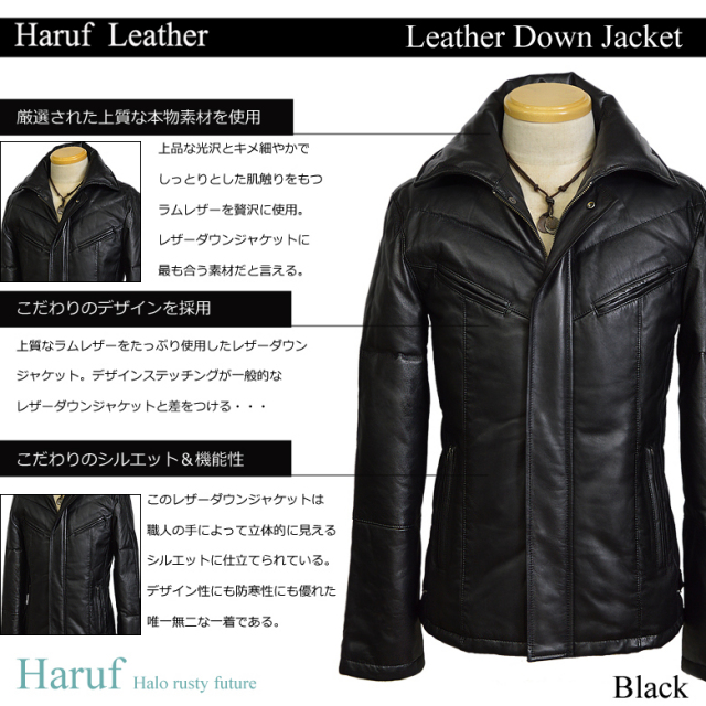 ダウンジャケット本革 rekibk1q