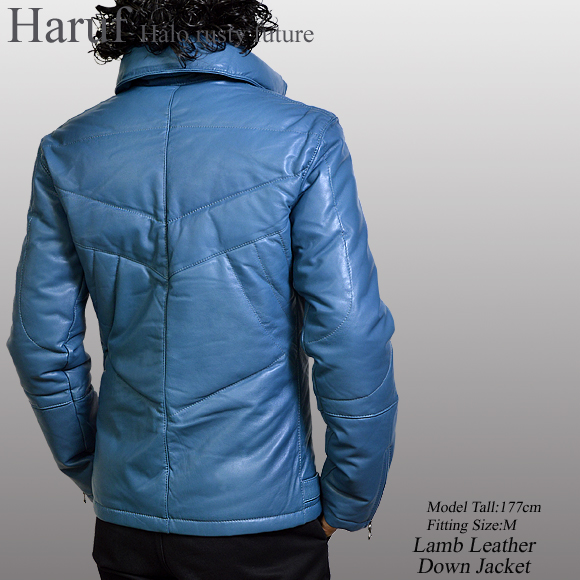 本革 ダウンジャケット rekiblumod2