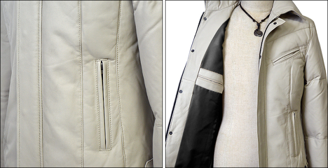 ダウンジャケット本革 rekiwhi4n