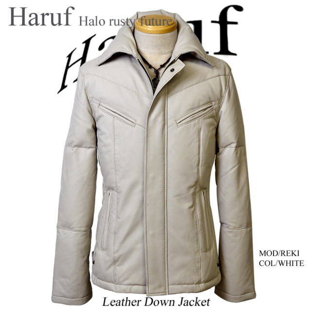 ダウンジャケット 本革 rekiwhiq