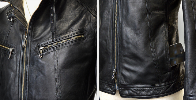 シングル レザージャケット os01bk3