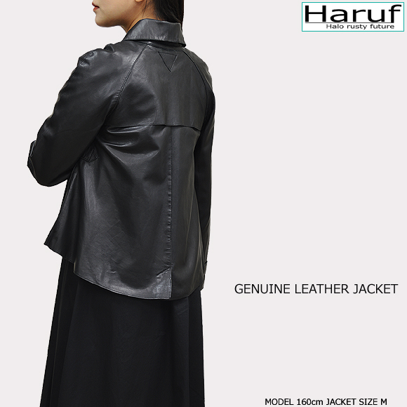 本革 ショートトレンチコート レディース stl01bkmod2