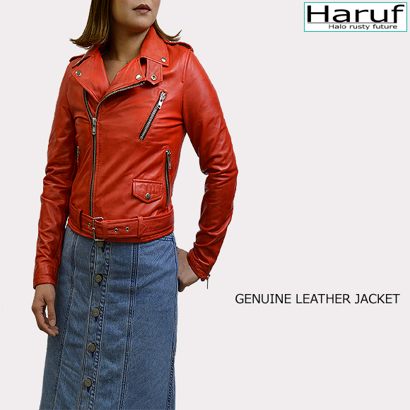 ダブルライダースジャケット レディース tqp3789redmod1