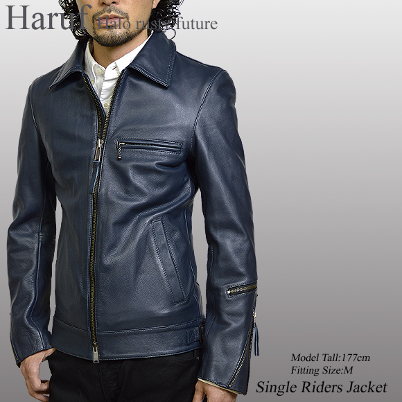 ライダースジャケット メンズ　tqpuk2navmod1n