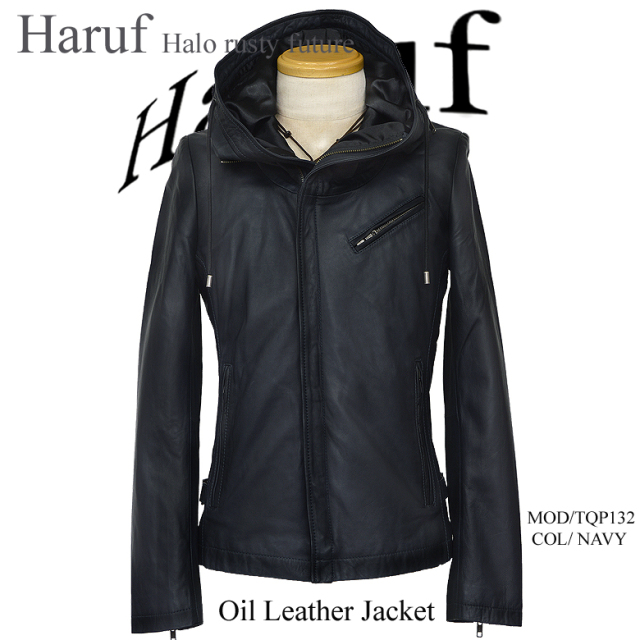 本革 レザージャケット フード メンズ tqpusa132nav1