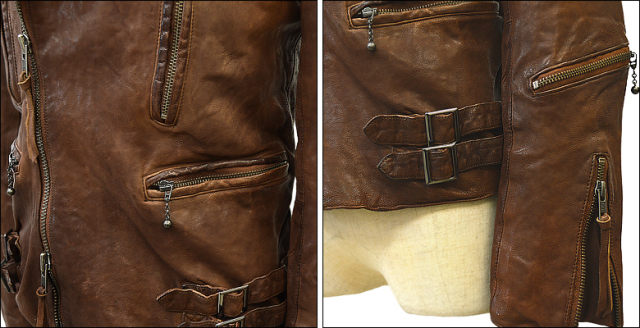 ライダースジャケット ダブル uk1gtcam3