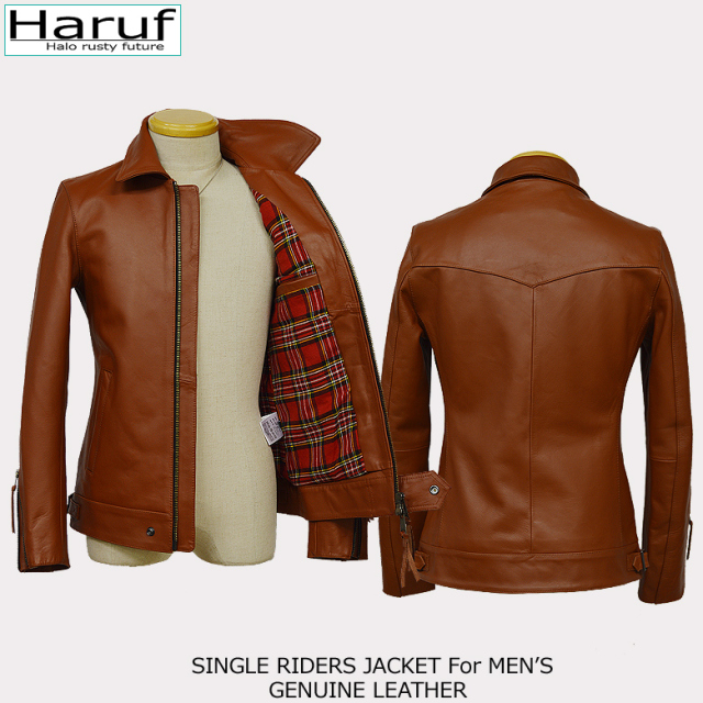 本革 シングルライダースジャケット メンズ uk2cam4