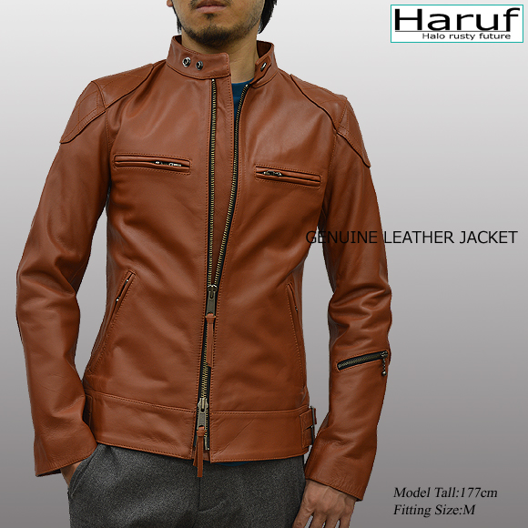 本革 シングルライダースジャケット メンズ uk3cammod1