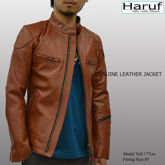 本革 シングルライダースジャケット メンズ uk3cammod2