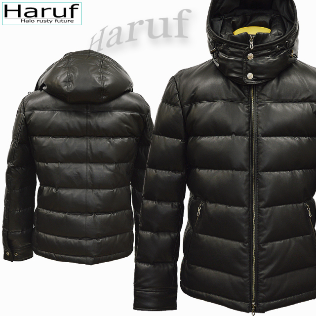 本革 ダウンコート メンズ us01bk3