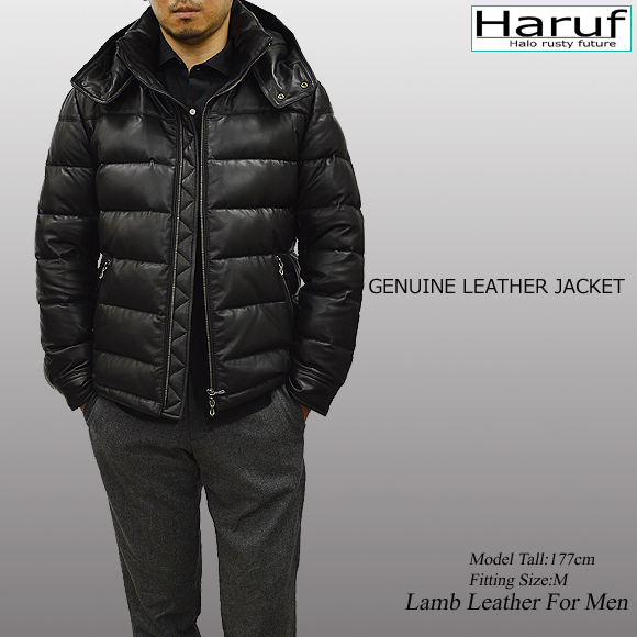 本革 ダウンコート メンズ us01bkmod1