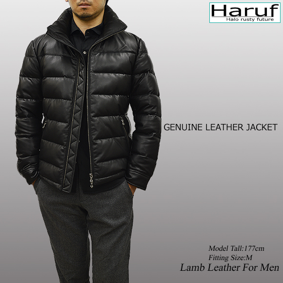 本革 ダウンコート メンズ us01bkmod2