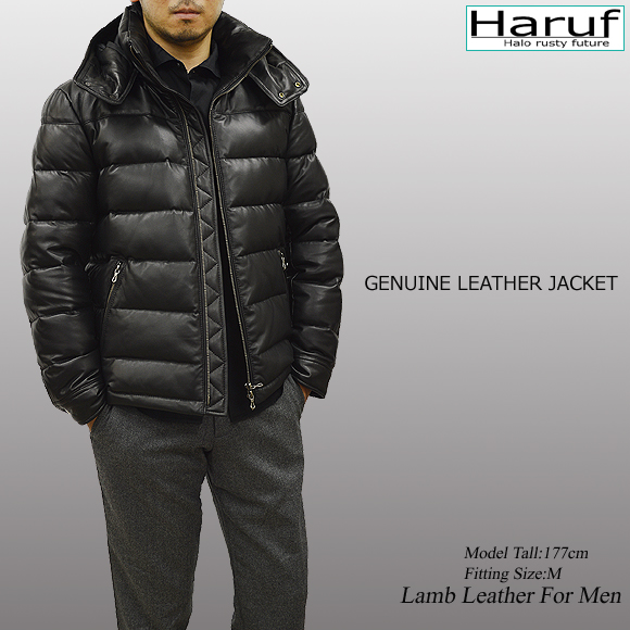 本革 ダウンコート メンズ us01bkmod3