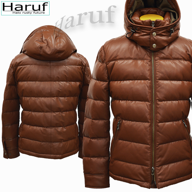 本革 ダウンコート メンズ us01cam3
