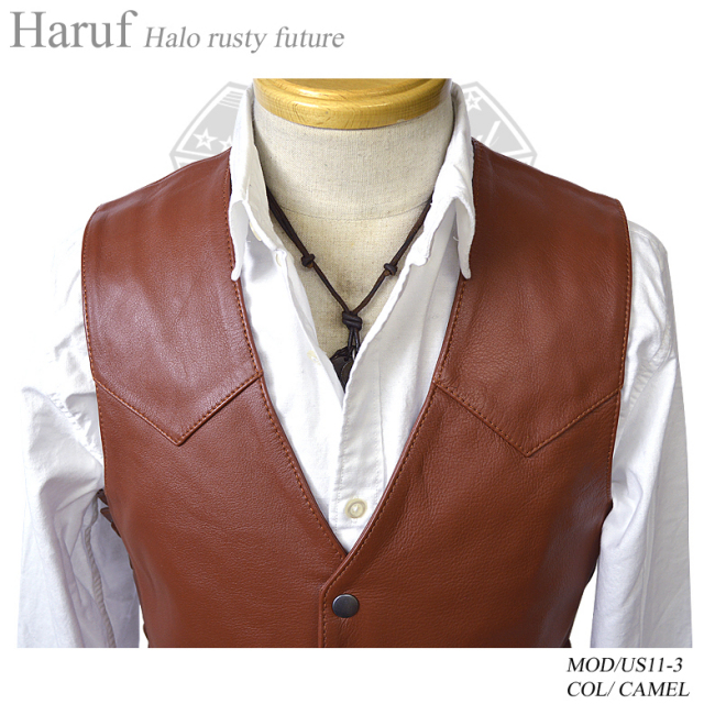 レザーベスト ベスト メンズ 本革 ジレ 革ベスト レザー