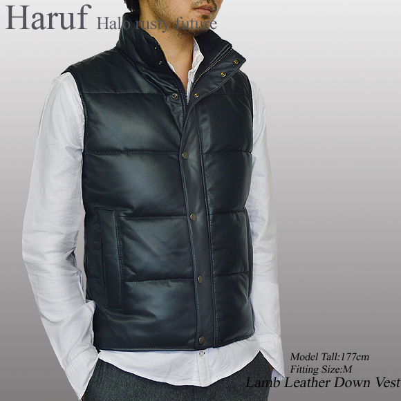 ダウンベスト レザーベスト メンズ us114navmod2n