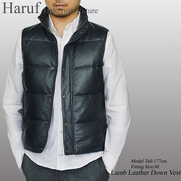 ダウンベスト レザーベスト メンズ us114navmod3n