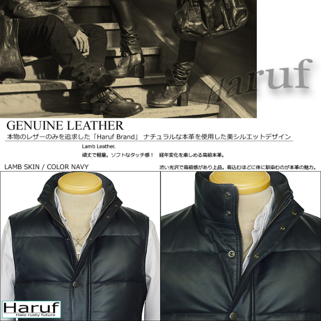 ダウンベスト レザーベスト メンズ us114navsozain