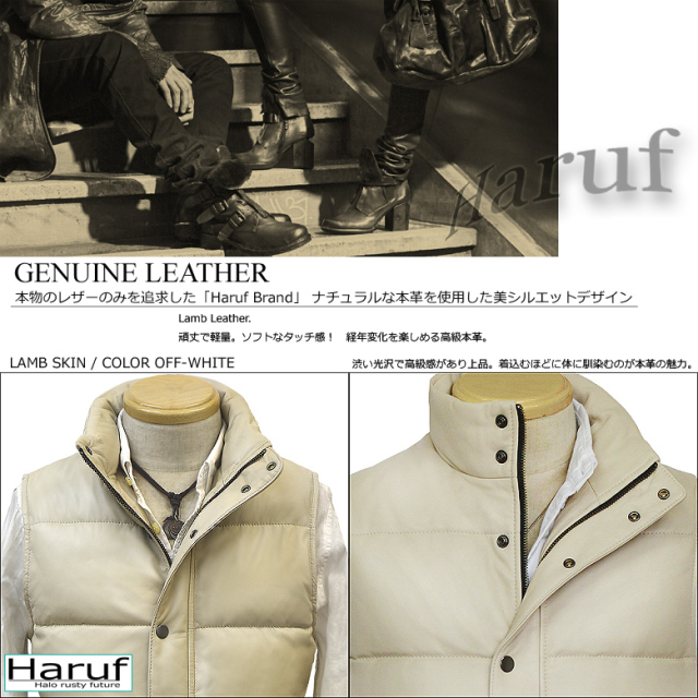 ダウンベスト レザーベスト メンズ us114whisozain