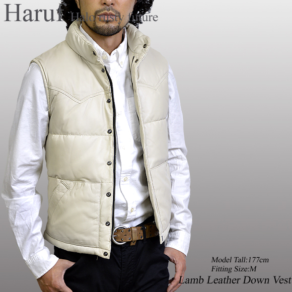 本革 ダウンベスト メンズ us115whimod1