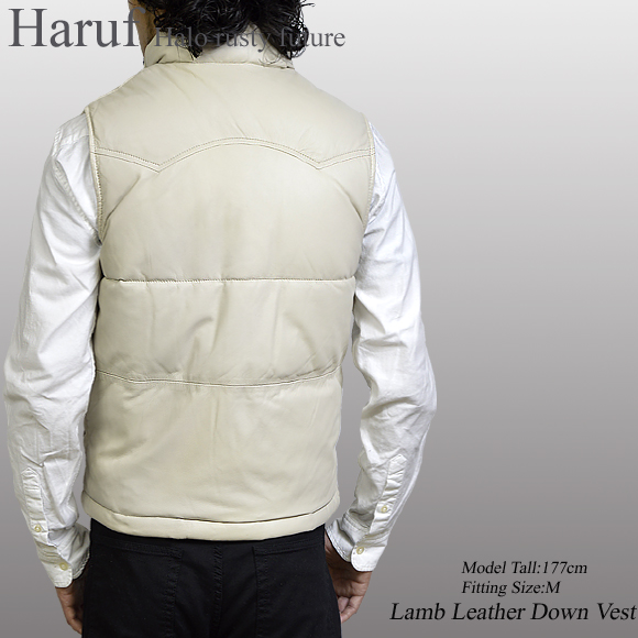 本革 ダウンベスト メンズ us115whimod2