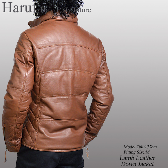 本革 ダウンジャケット us119cammod2