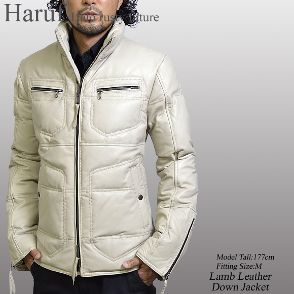 本革 ダウンジャケット us119whimod1