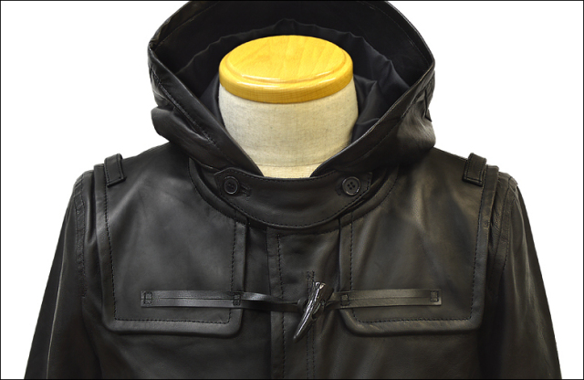 レザージャケット フード us144bk4