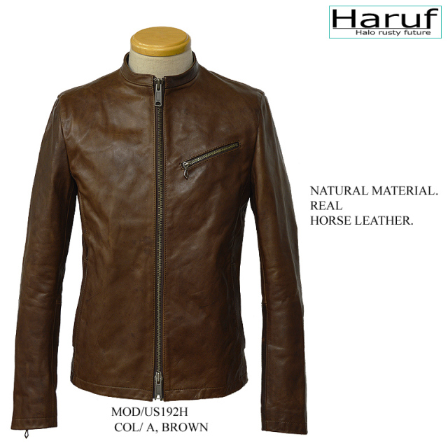 本革 レザージャケット シングルライダース メンズ us192hbr5