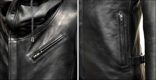 ライダースジャケット シングル usa132bk4