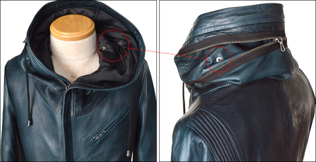 ライダースジャケット シングル usa132blu3