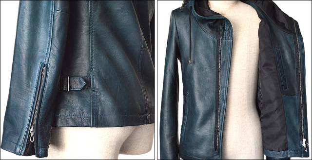 ライダースジャケット シングル usa132blu6