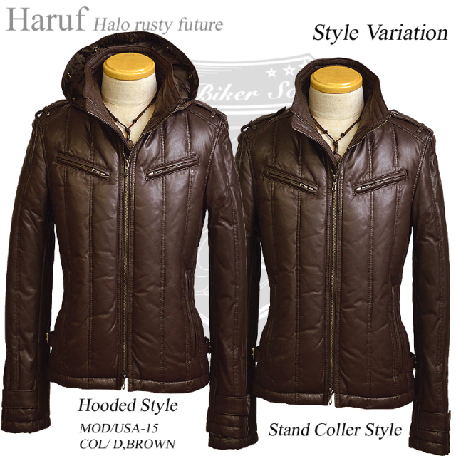 本革 ダウンジャケット メンズ usa15dbr5